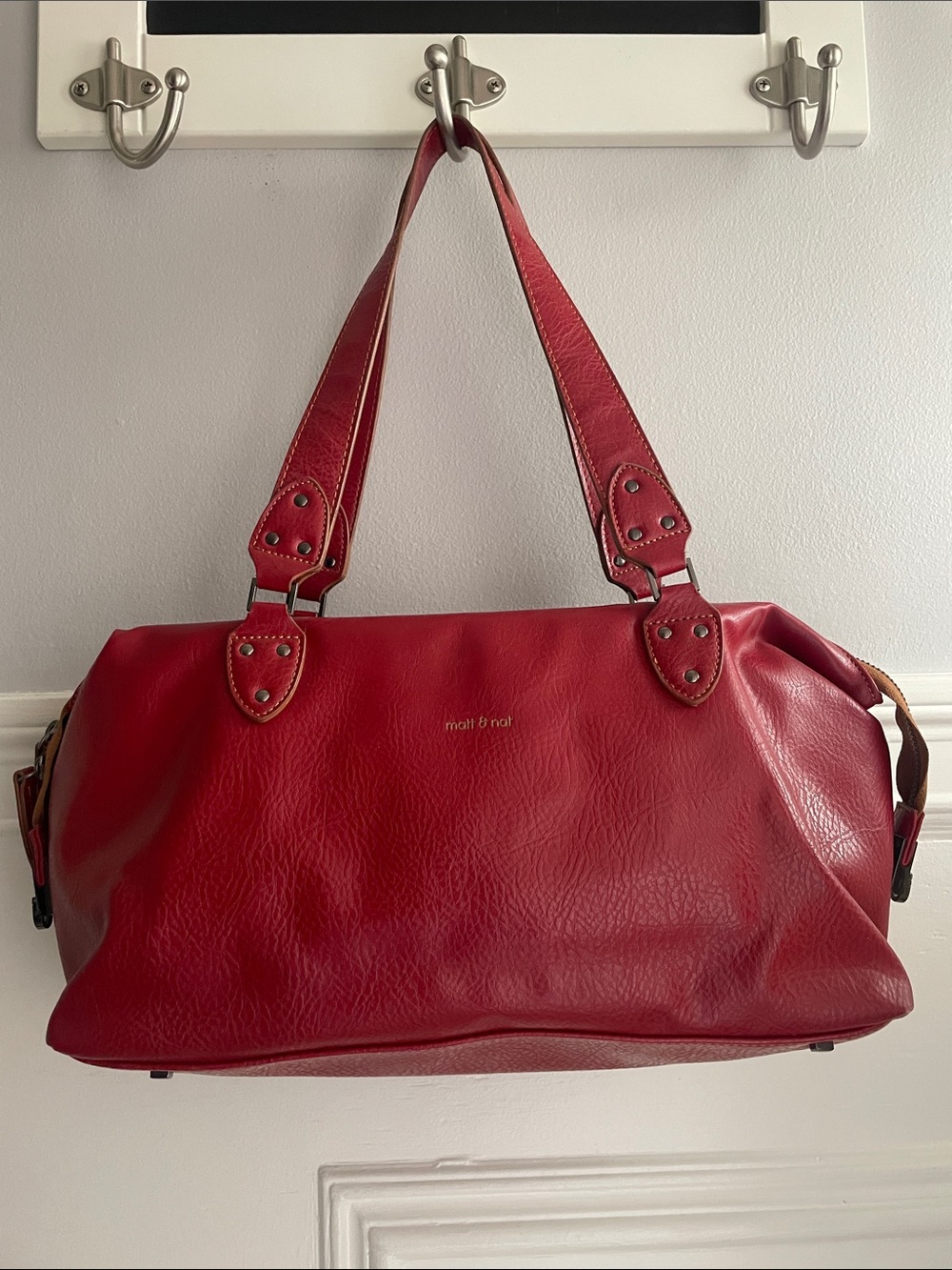 Y2K Matt & Nat pebbled faux leather shoulder purse